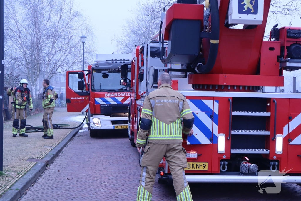 Woningbrand in Leeuwarden snel onder controle