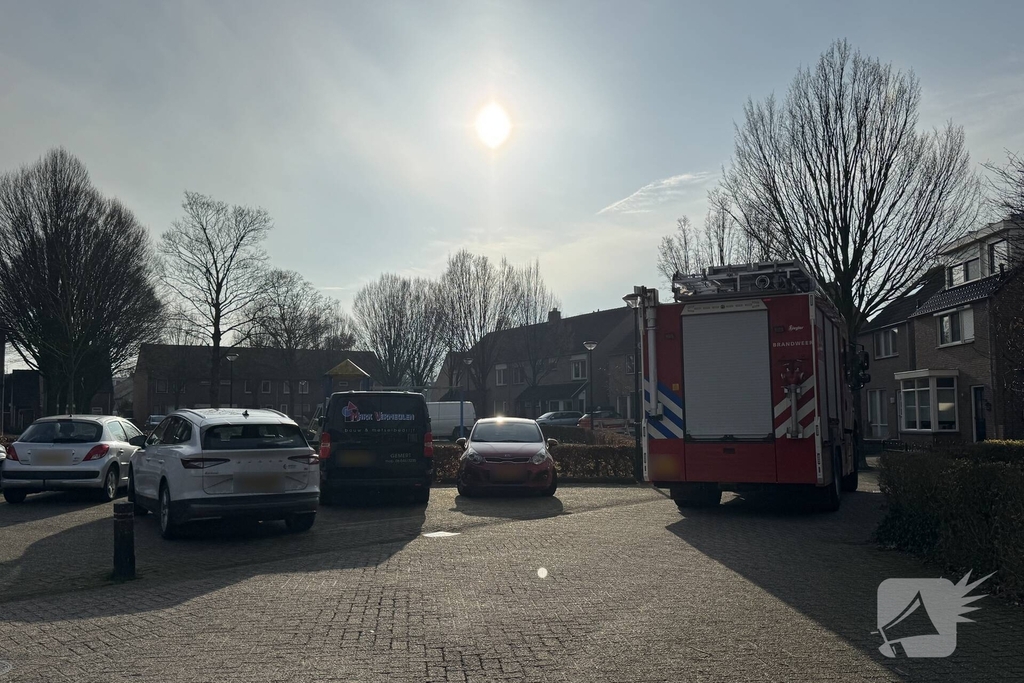 Gaslek gedicht tijdens graafwerkzaamheden