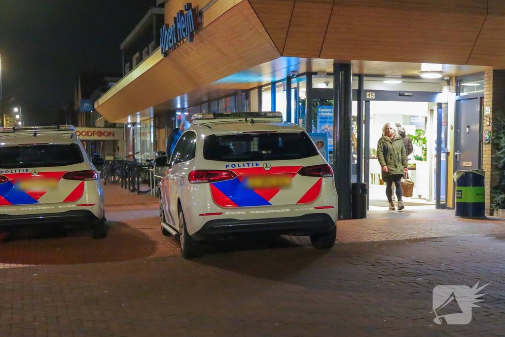 Overval op supermarkt leidt tot politieactie