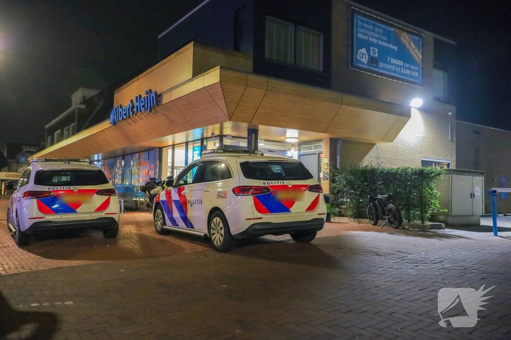 Overval op supermarkt leidt tot politieactie