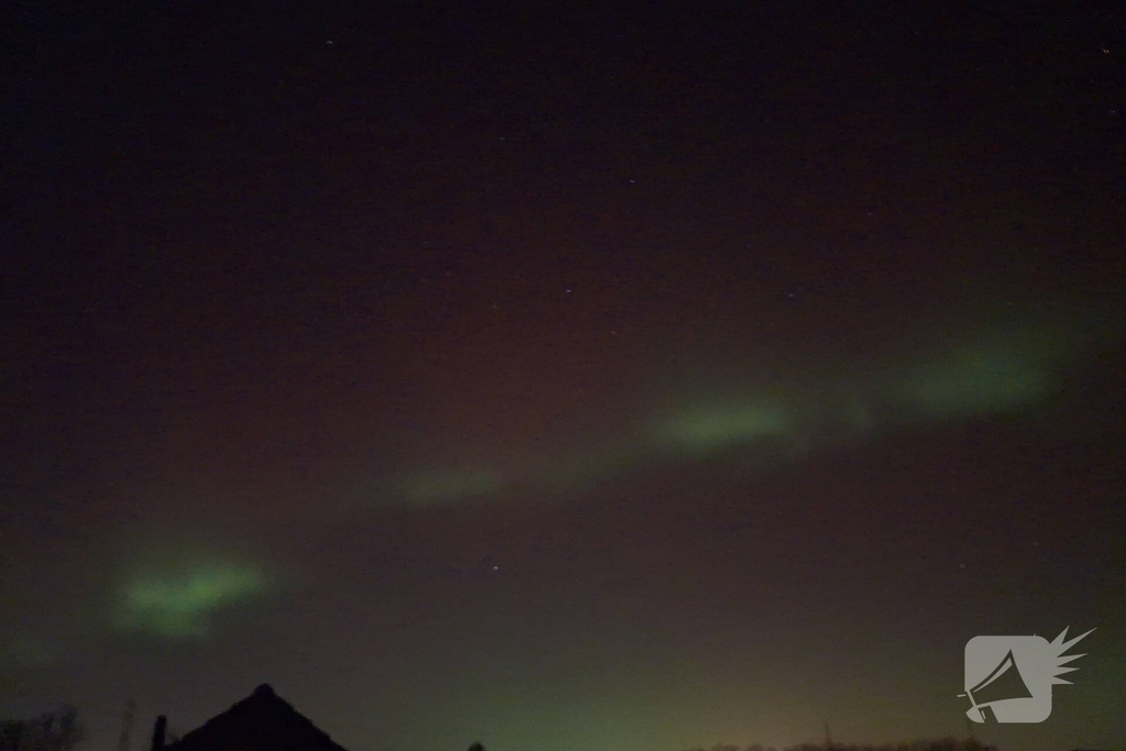 Noorderlicht zichtbaar door solar storm