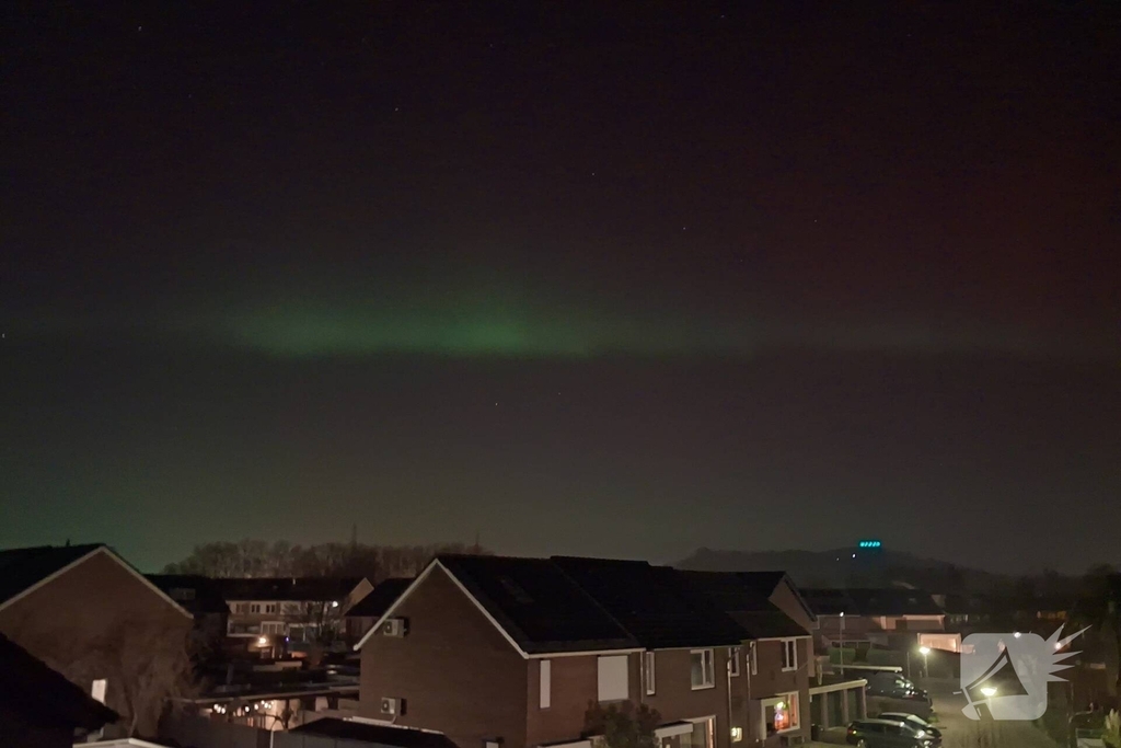 Noorderlicht zichtbaar door solar storm