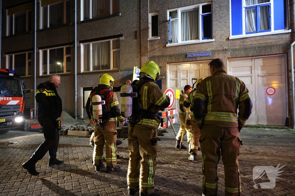 Brand in portiekwoning leidt tot evacuatie bewoners