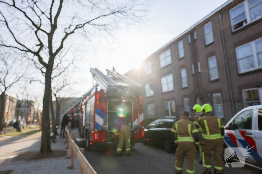 Brand in portiekwoning leidt tot snelle evacuatie