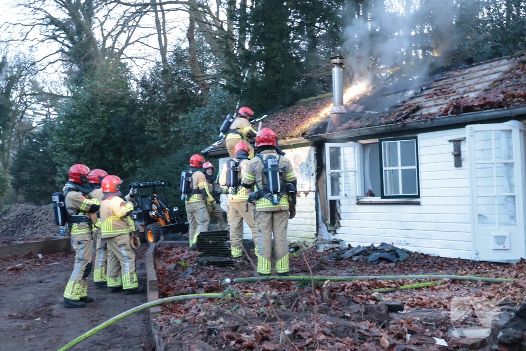 Brand in schuurtje snel onder controle