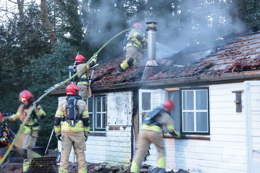 Brand in schuurtje snel onder controle