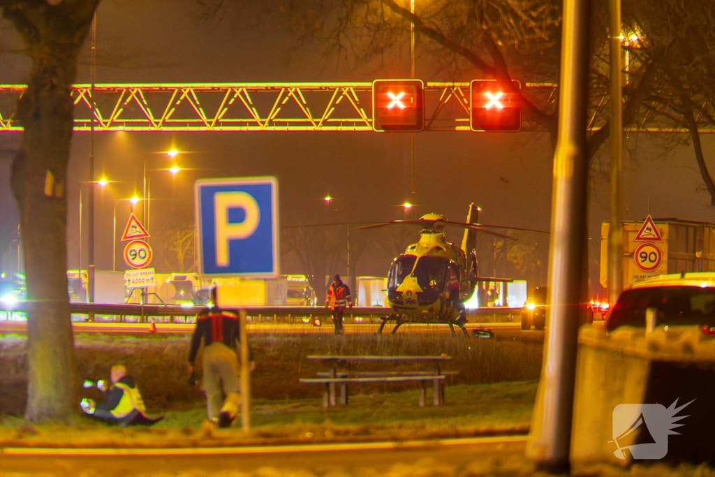 Enorme schade bij ongeval met personenauto