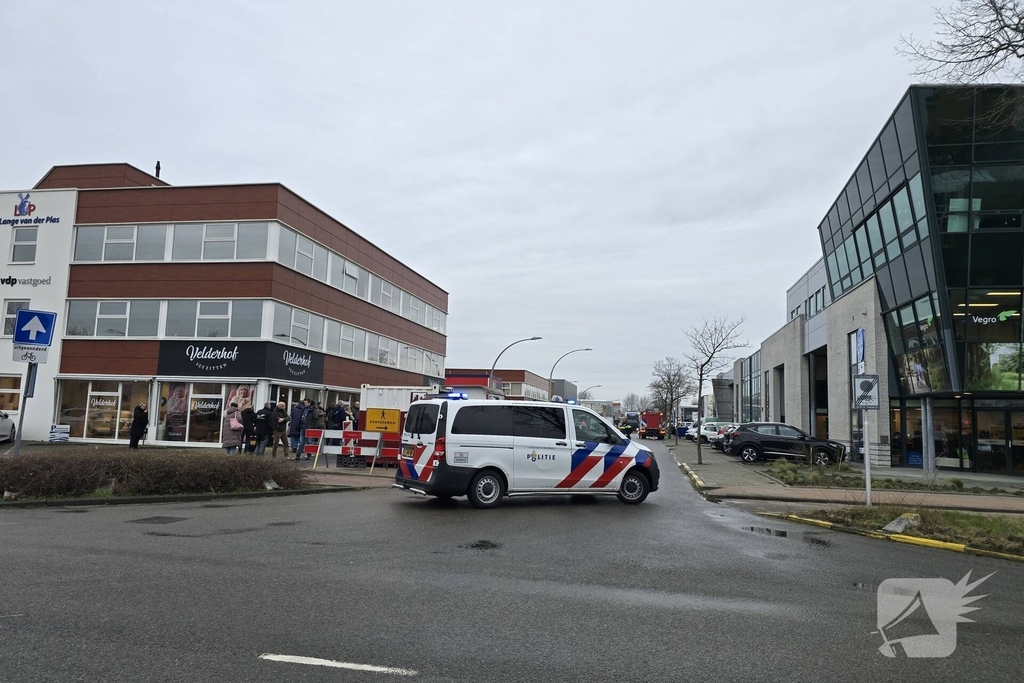 Controle na gaslucht in winkelpand