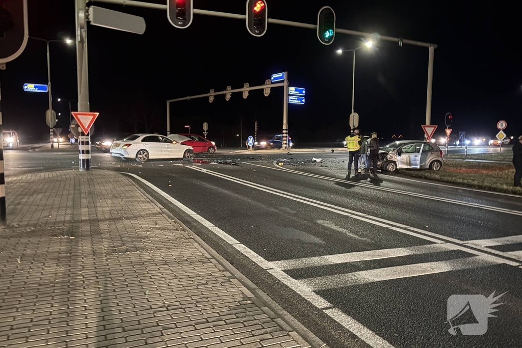 Aanrijding op N340 leidt tot verkeersafsluiting