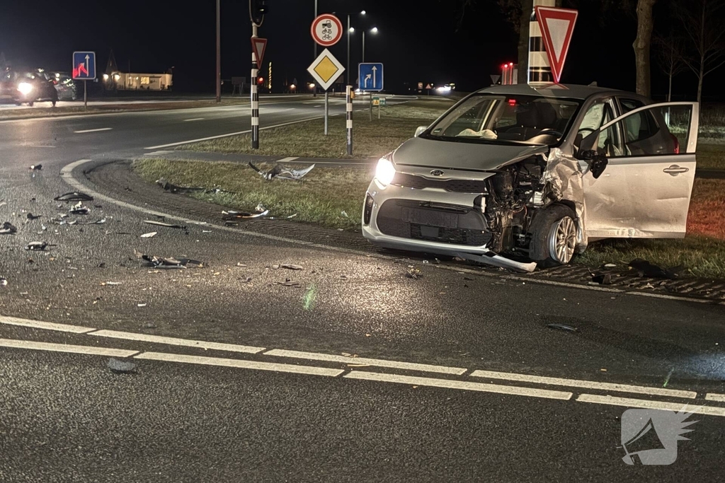 Aanrijding op N340 leidt tot verkeersafsluiting