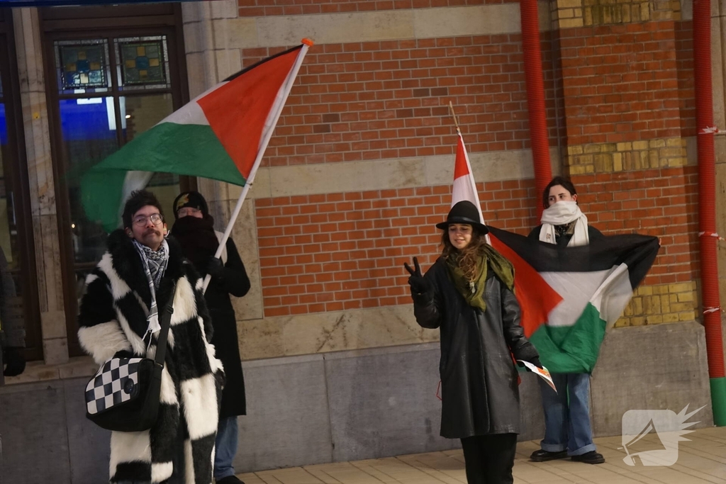 Demonstratie trekt aandacht in centrum