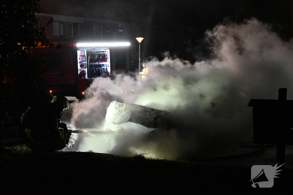 Brand in voertuig geblust