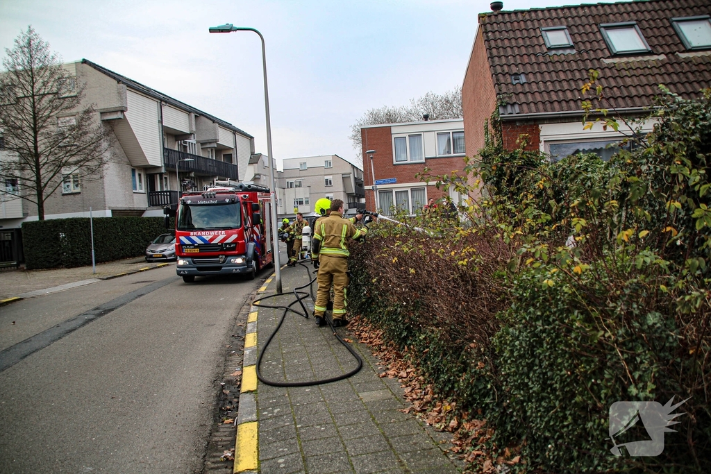 Buitenbrand in tuin snel geblust