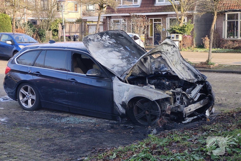 Forse brandschade aan voertuigen