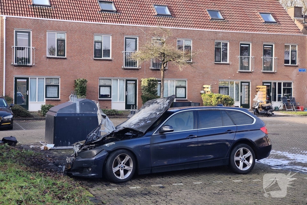 Forse brandschade aan voertuigen