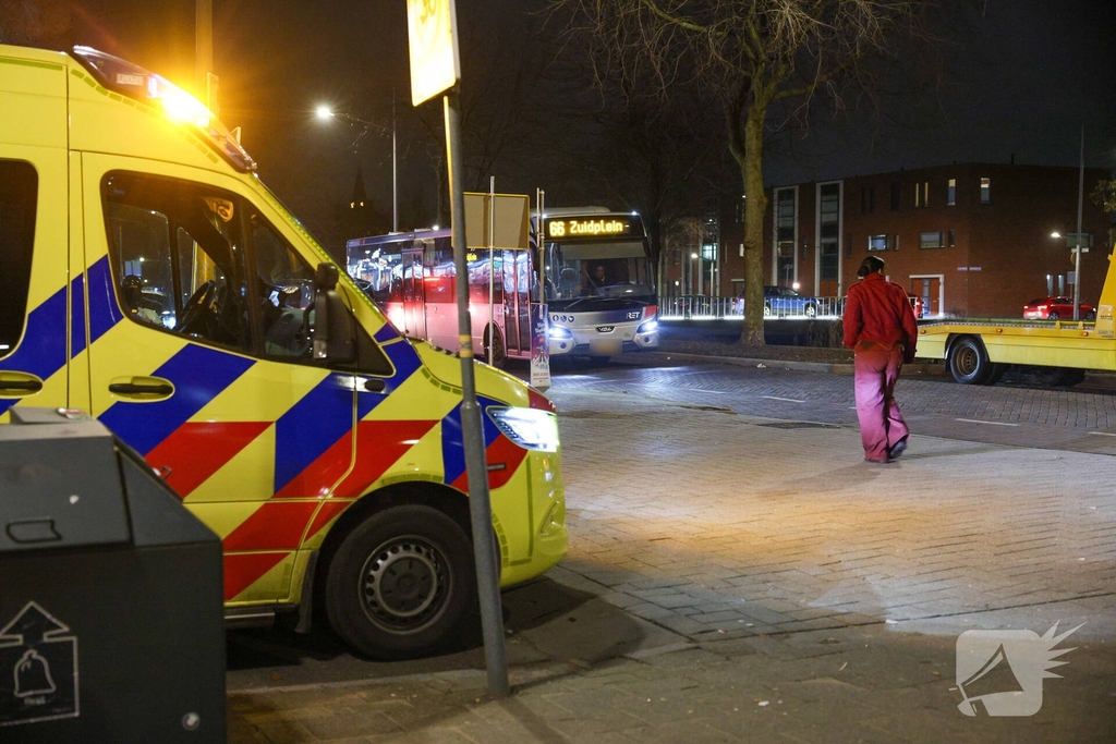 Auto botst op Fatbike in Rotterdam