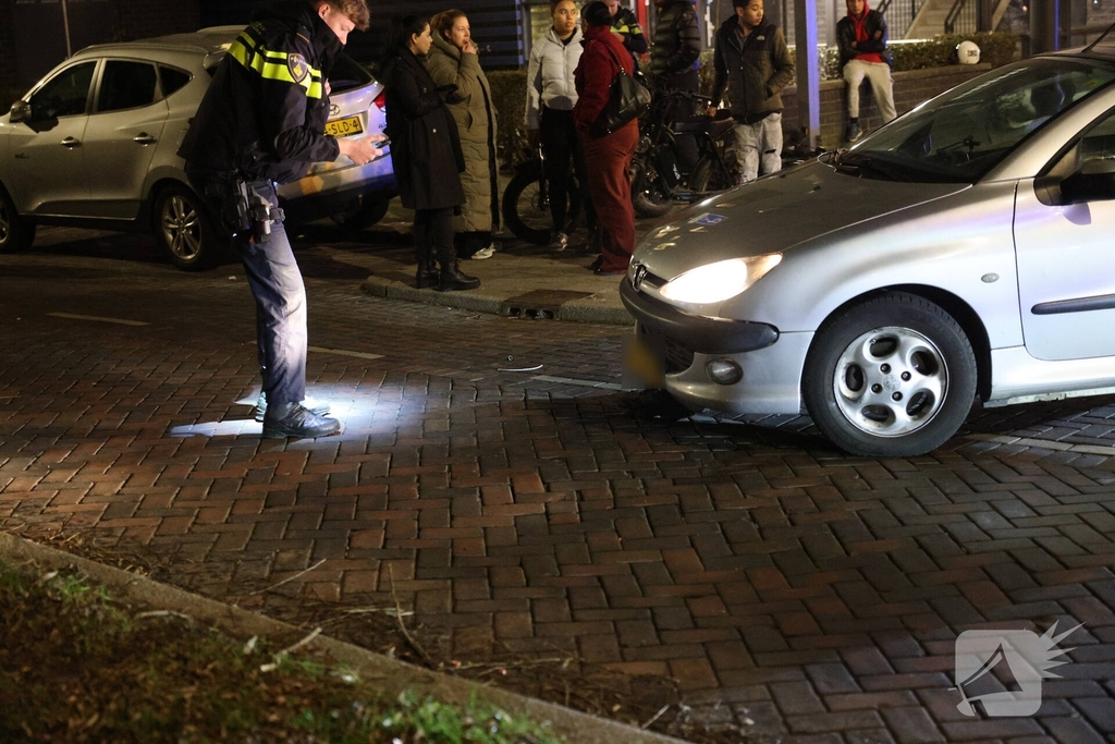 Auto botst op Fatbike in Rotterdam