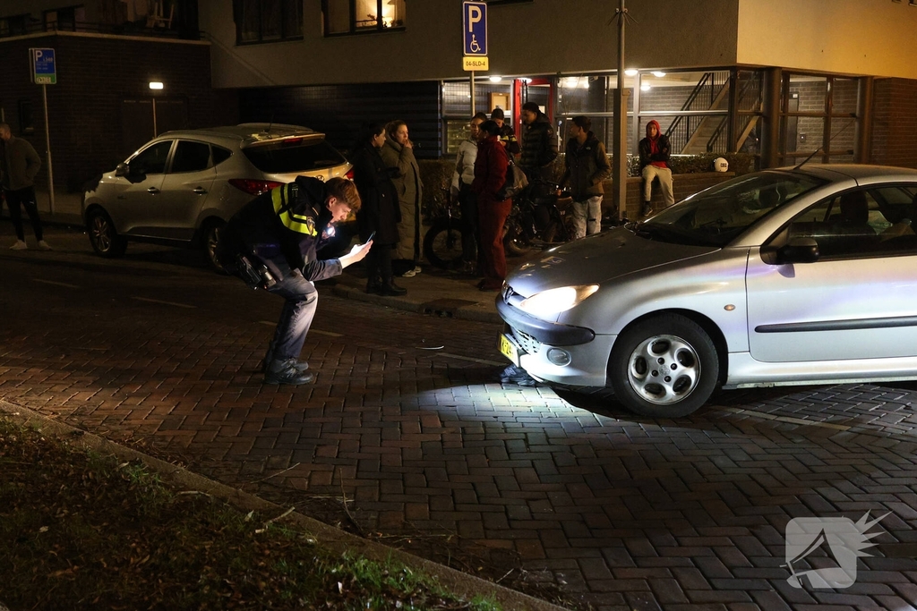 Auto botst op Fatbike in Rotterdam