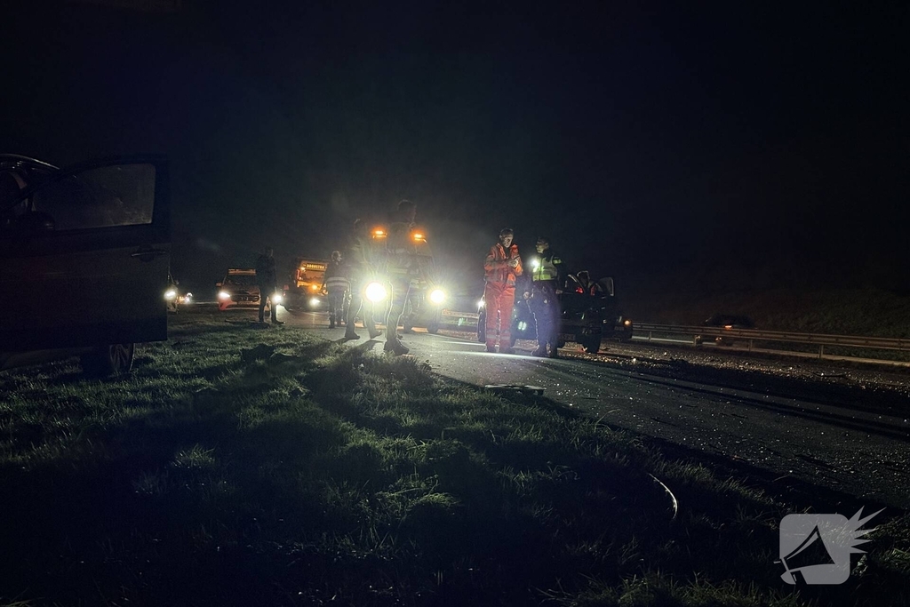 Meerdere auto's betrokken bij ongeval op snelweg
