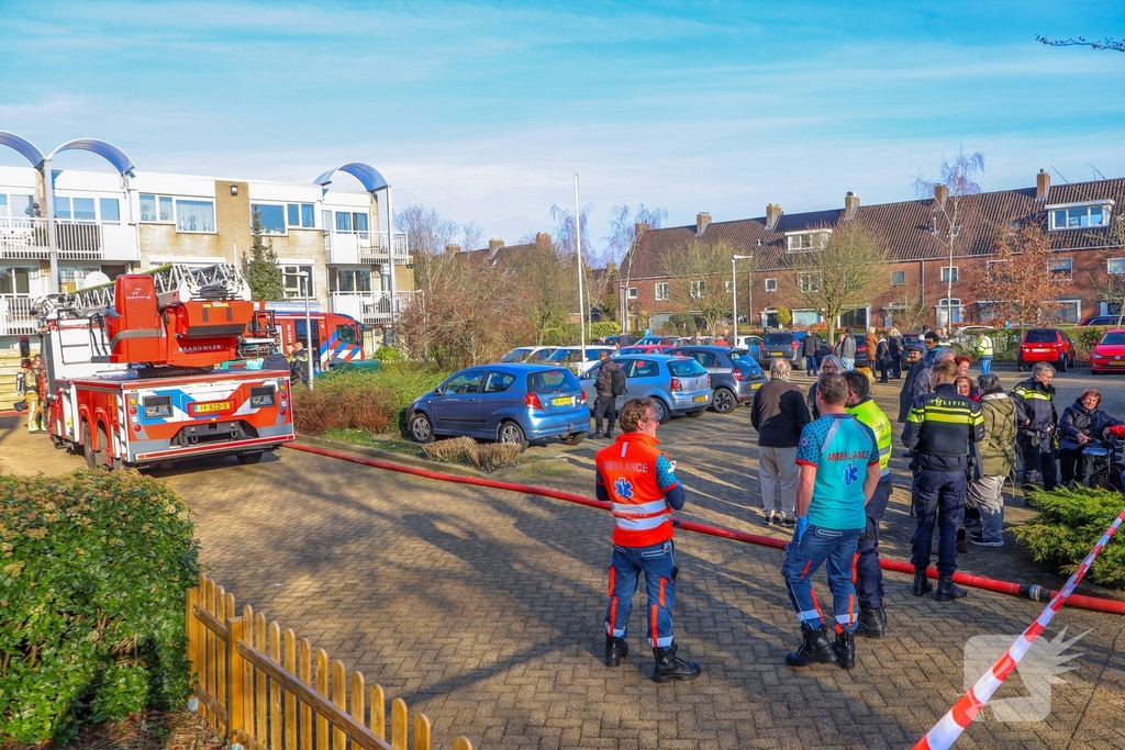Woningbrand leidt tot ontruiming verzorgingshuis