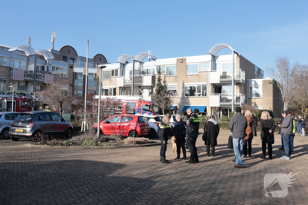Woningbrand leidt tot ontruiming verzorgingshuis