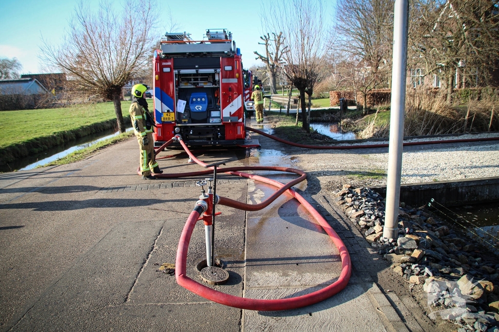 Woningbrand onder controle na snelle brandweeractie