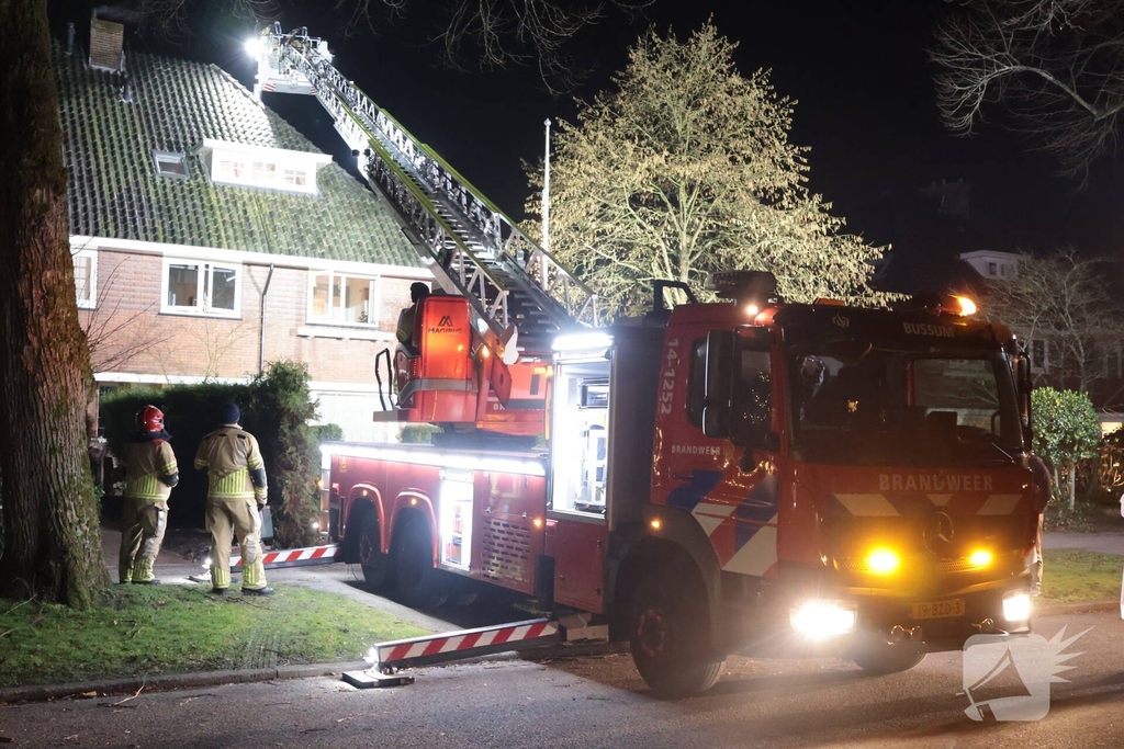 Brand in schoorsteen veroorzaakt opschudding