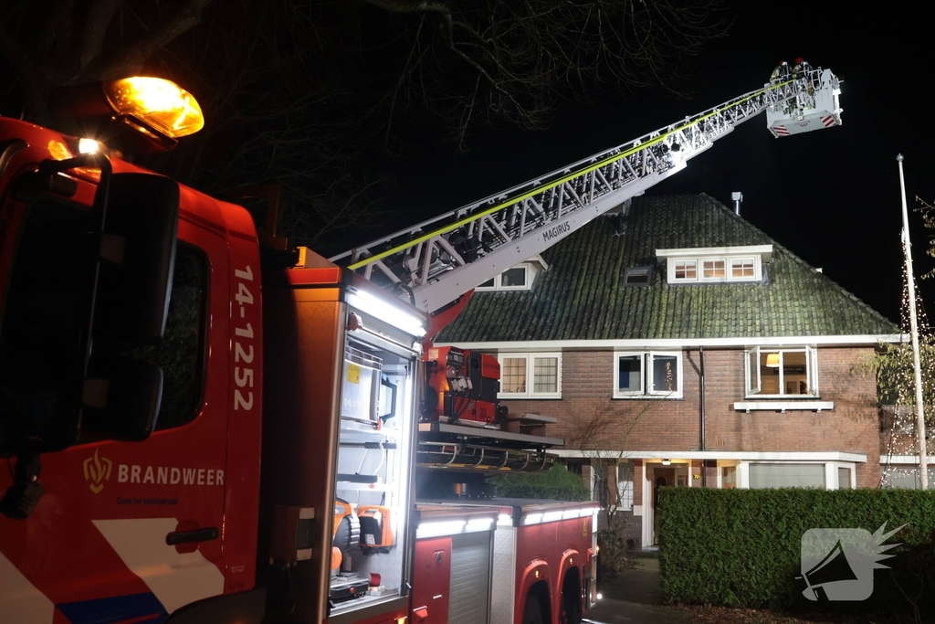 Brand in schoorsteen veroorzaakt opschudding
