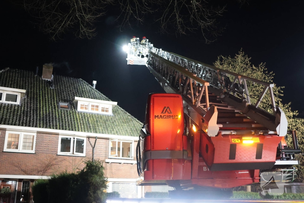 Brand in schoorsteen veroorzaakt opschudding