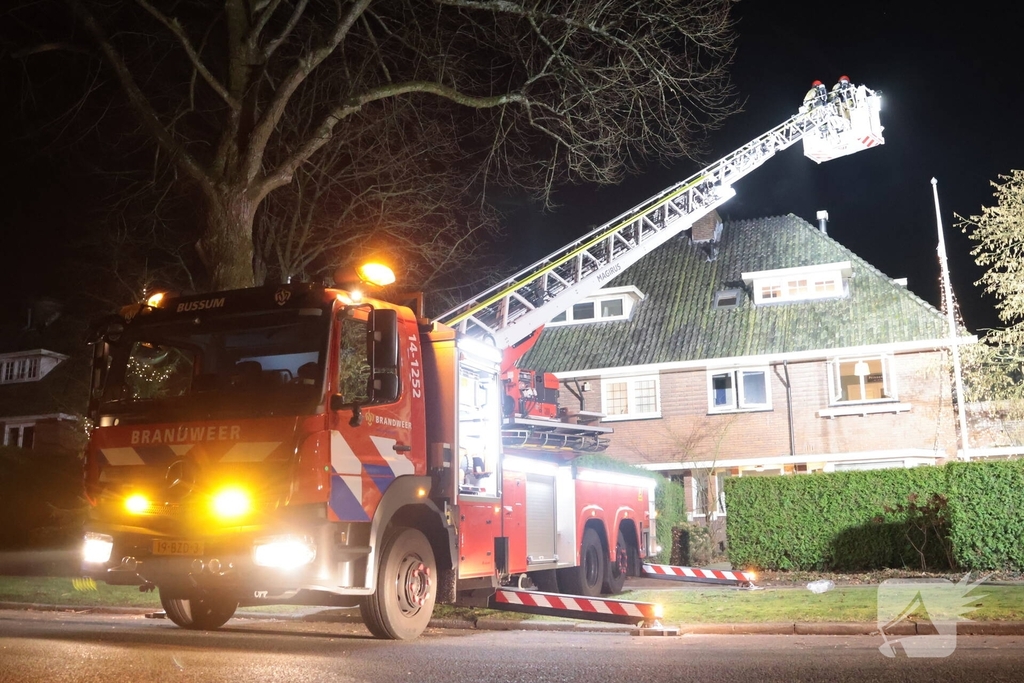 Brand in schoorsteen veroorzaakt opschudding