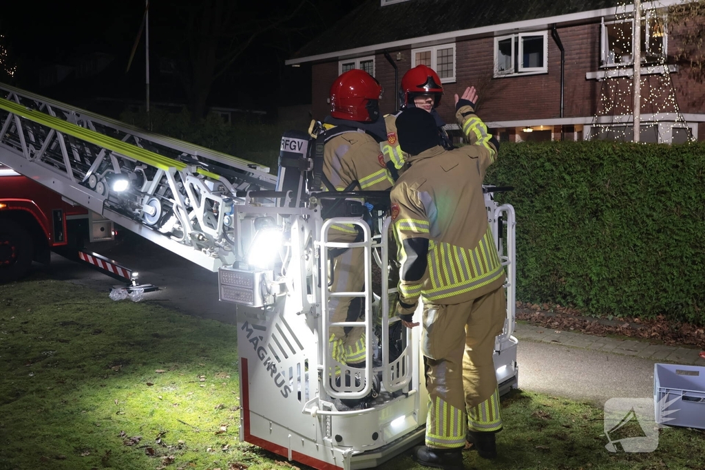 Brand in schoorsteen veroorzaakt opschudding