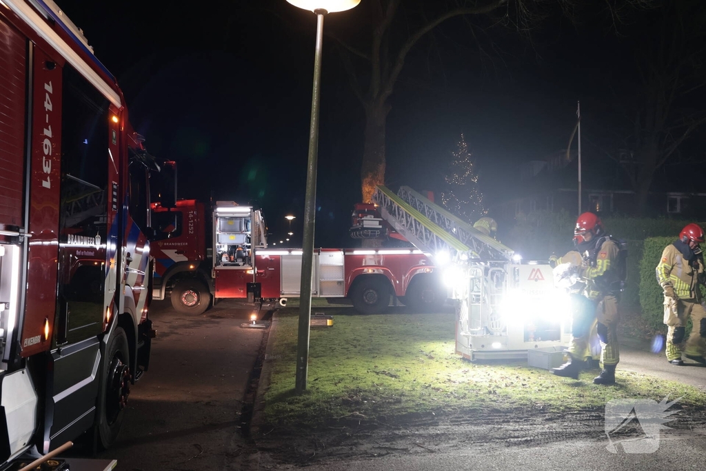 Brand in schoorsteen veroorzaakt opschudding