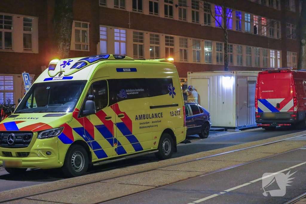 Brandweer zet reddingskussen in bij incident