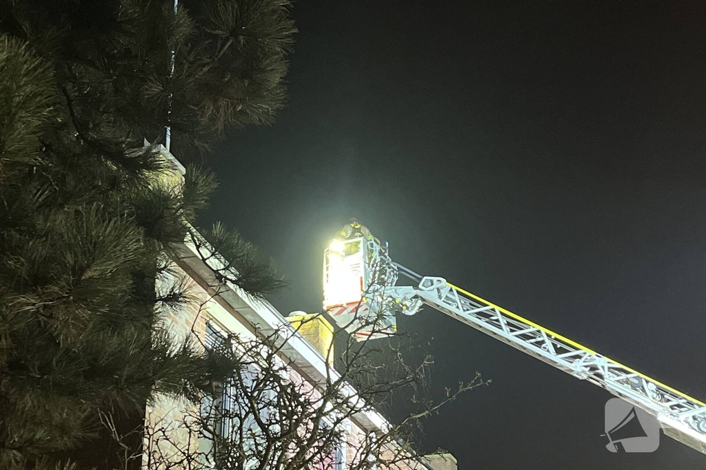 Brandweer ingezet vanwege schoorsteenbrand