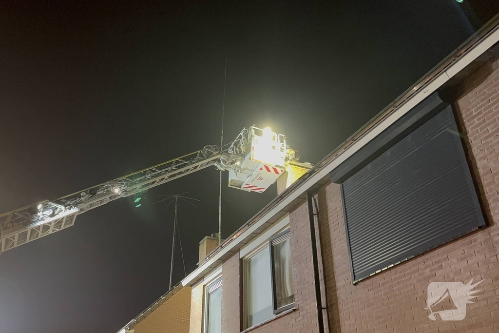 Brandweer ingezet vanwege schoorsteenbrand