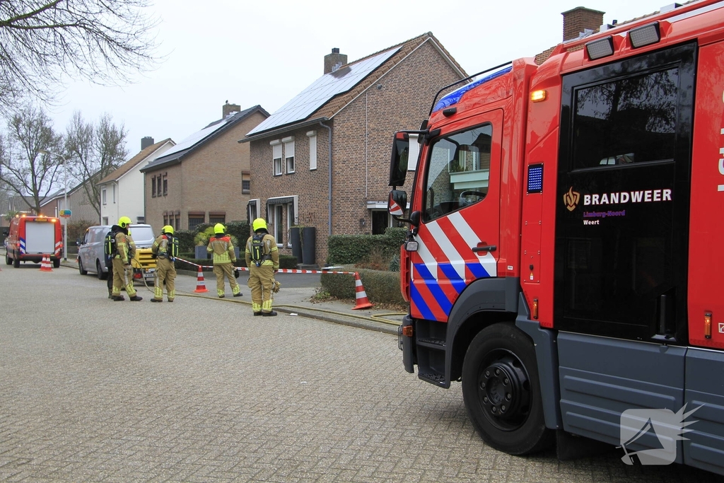 Gasleiding geraakt tijdens graafwerkzaamheden