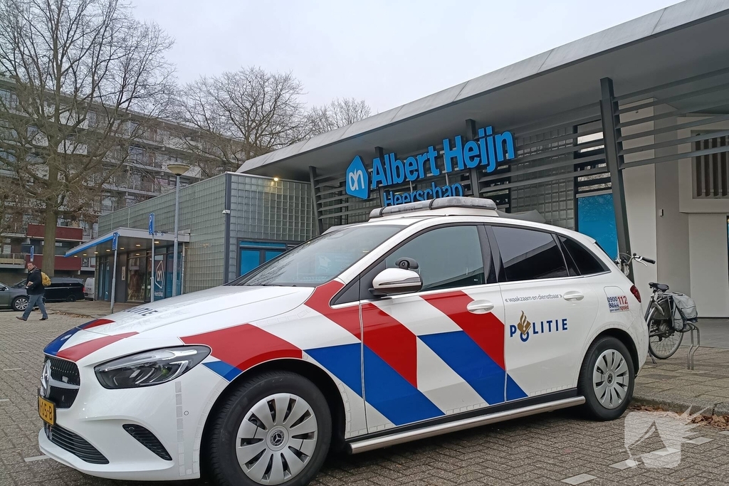 Politie ingezet na onbetaalde boodschappen bij zelfscan