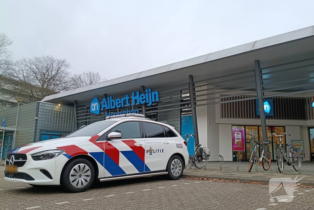 Politie ingezet na onbetaalde boodschappen bij zelfscan