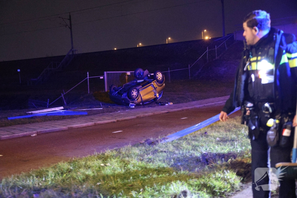 Jongeman belandt op zijn kop na ongeval