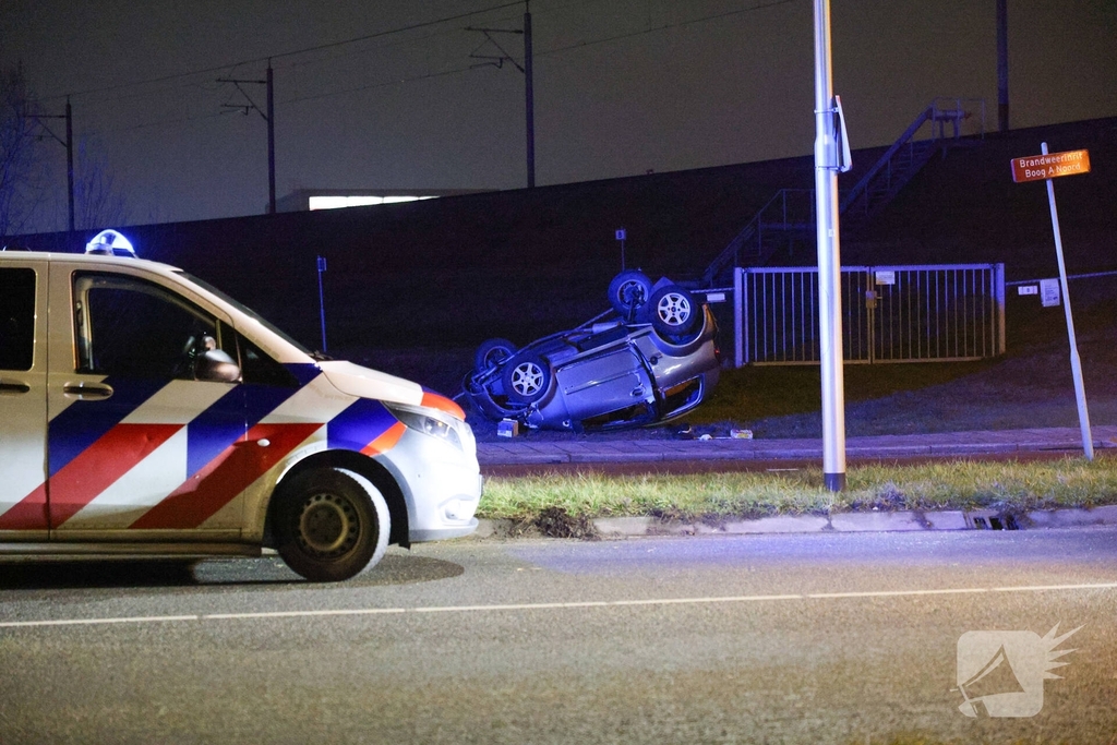 Jongeman belandt op zijn kop na ongeval