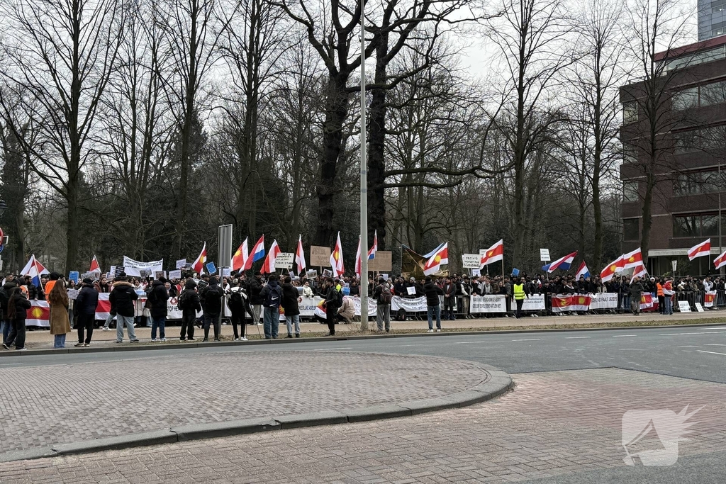Demonstratie voor Jezidi's in Den Haag