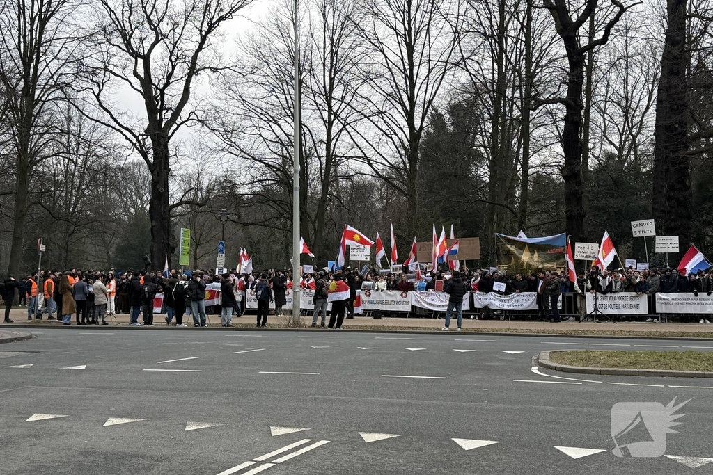 Demonstratie voor Jezidi's in Den Haag