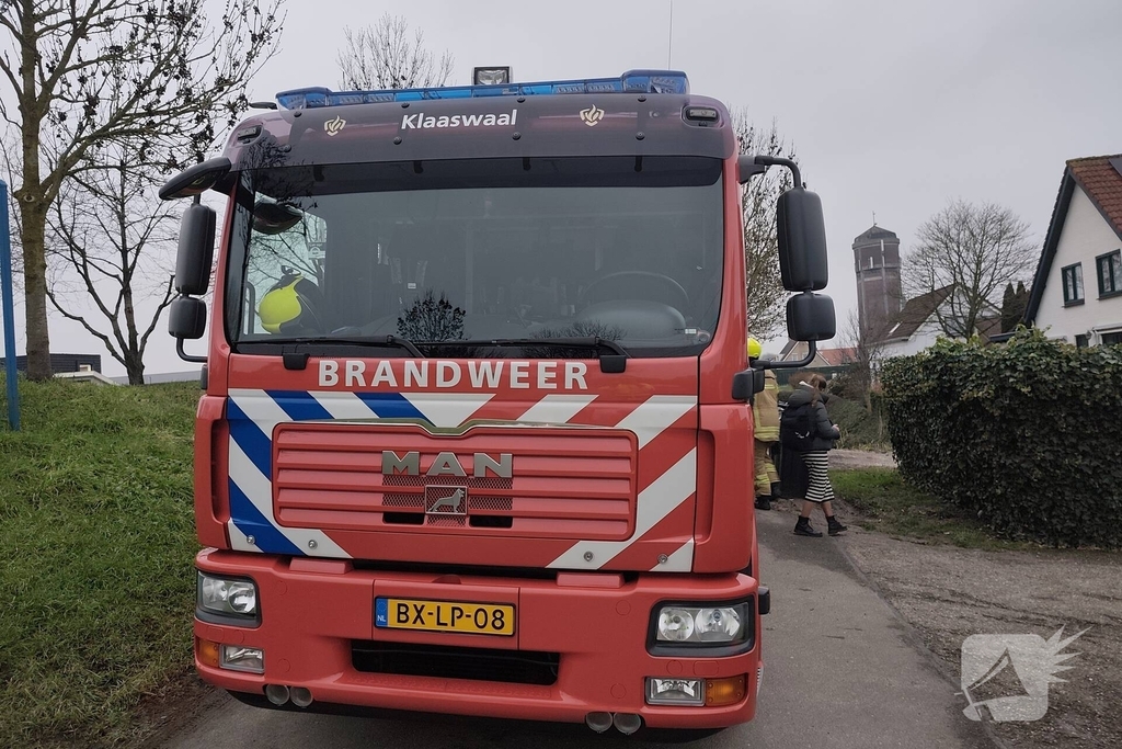 Brandweer ingeschakeld bij waterlek