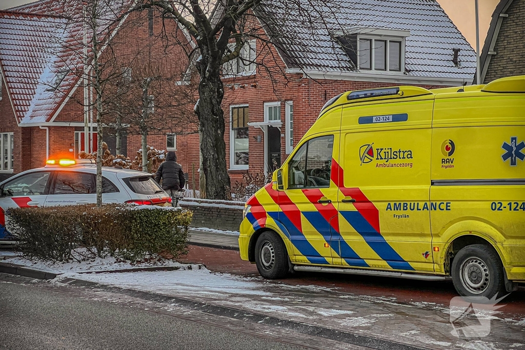 Gladheid veroorzaakt ongeval met oudere man