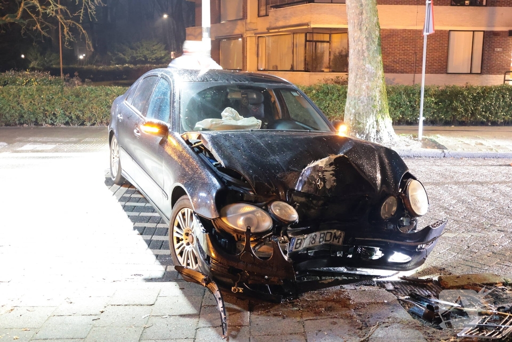 Eenzijdig ongeval leidt tot aanhouding bestuurder