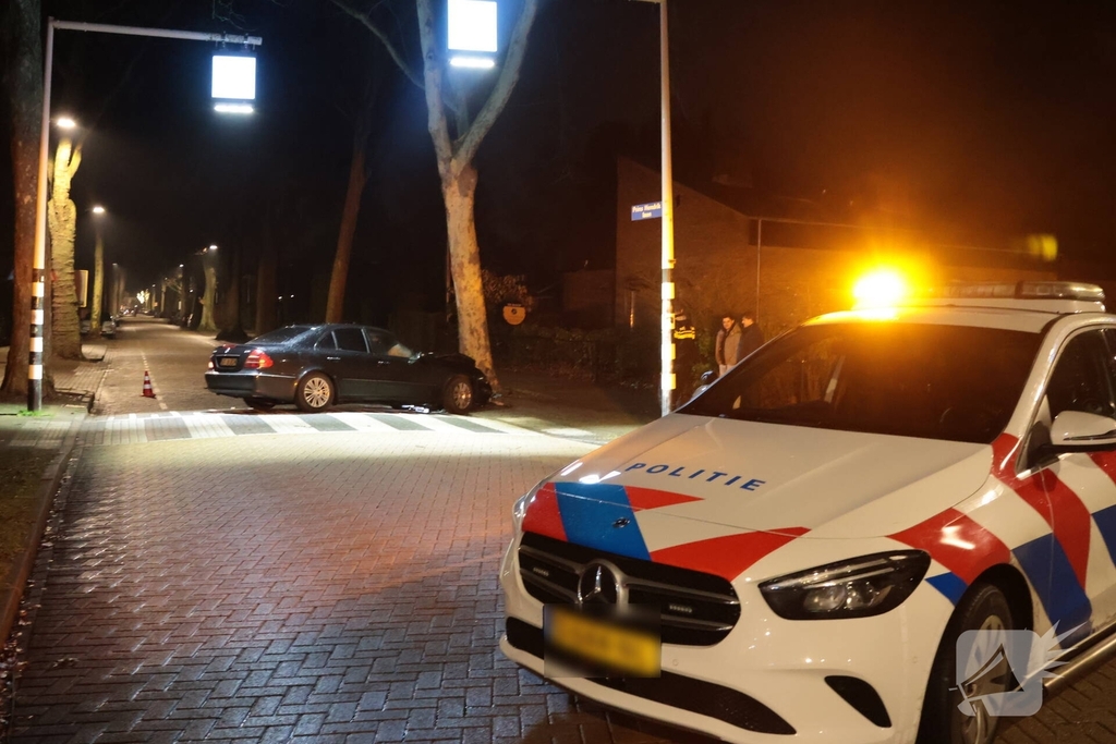 Eenzijdig ongeval leidt tot aanhouding bestuurder