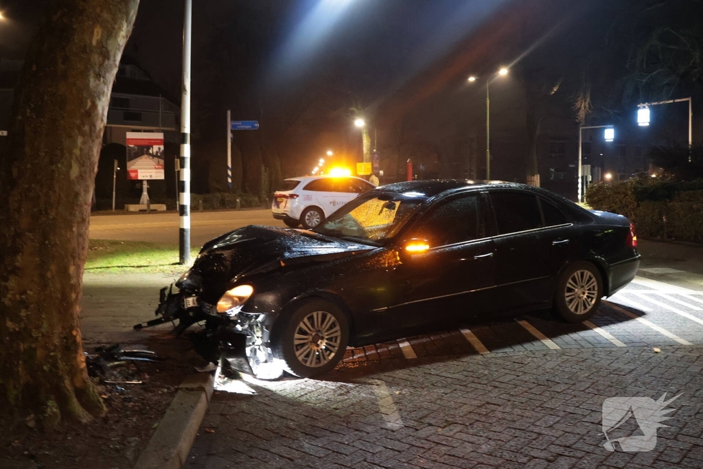 Eenzijdig ongeval leidt tot aanhouding bestuurder