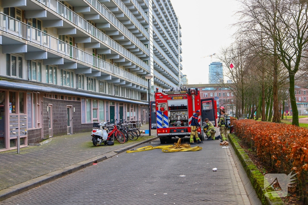 Woningbrand snel geblust zonder gewonden