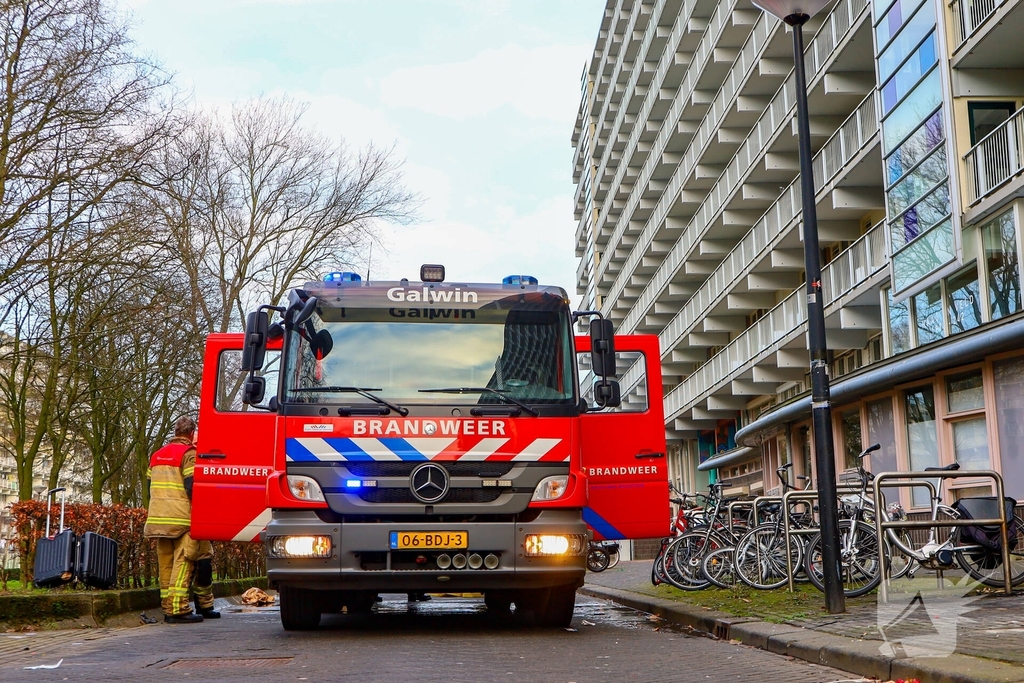 Woningbrand snel geblust zonder gewonden