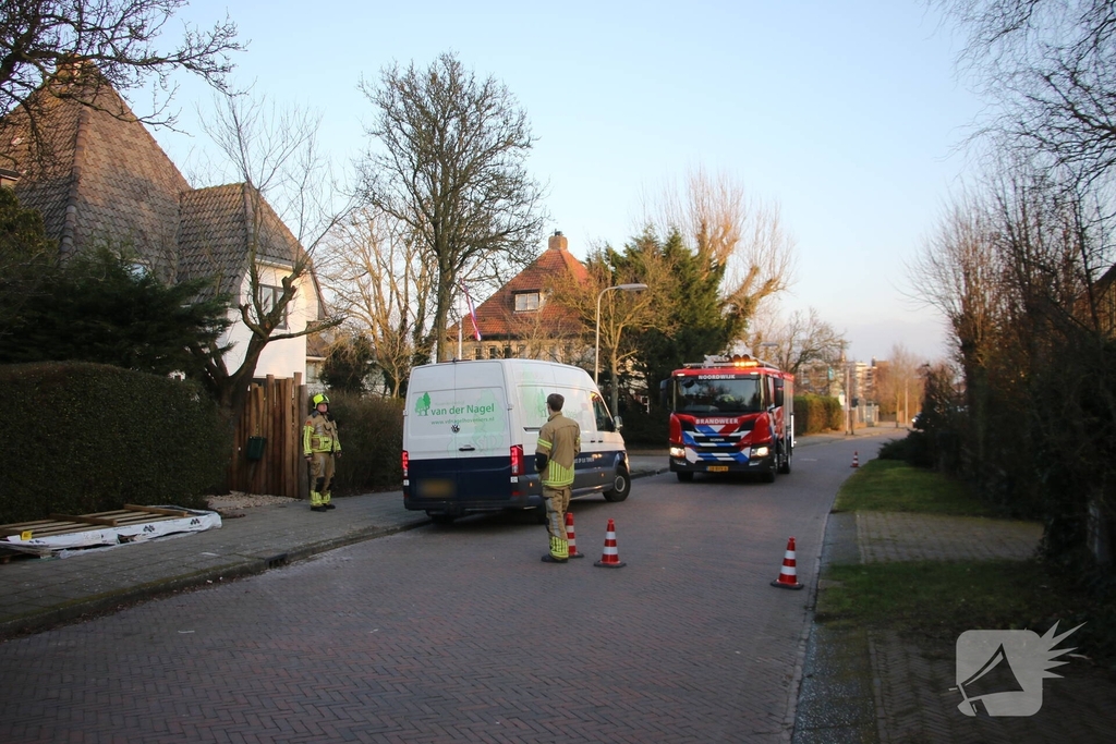Gasleiding beschadigd bij werkzaamheden